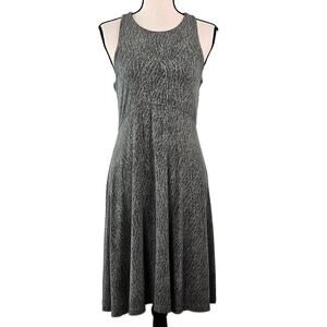 Athleta Santorini Thera Print Casual Tank Green Midi Dress | Women's Small